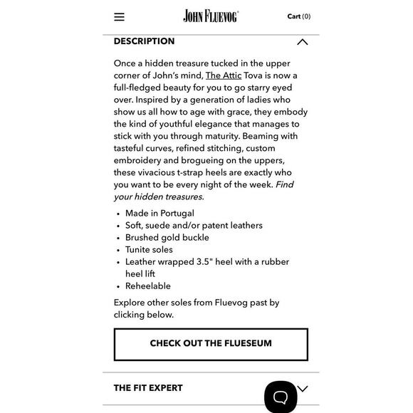 John Fluevog Black Brogue T-Strap Heels - Picture 8 of 9